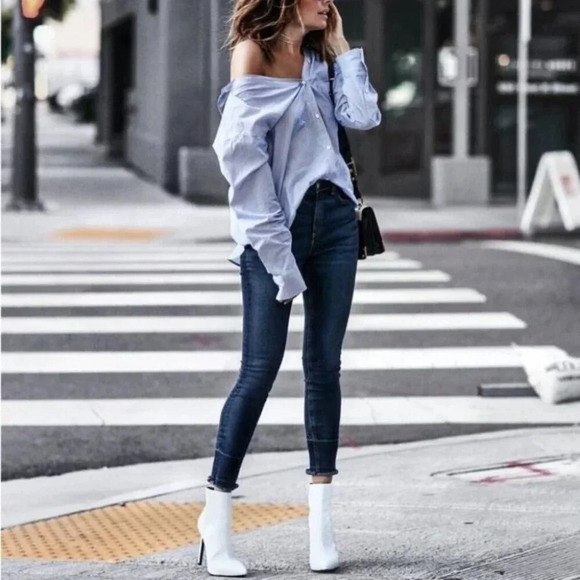 Tony Bianco Freddie Bootie in White Capretto - Picture 16 of 16